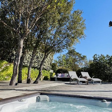 F2 avec jacuzzi, pétanque, à 3 min mer, dans grande propriété Porticcio  Extérieur photo