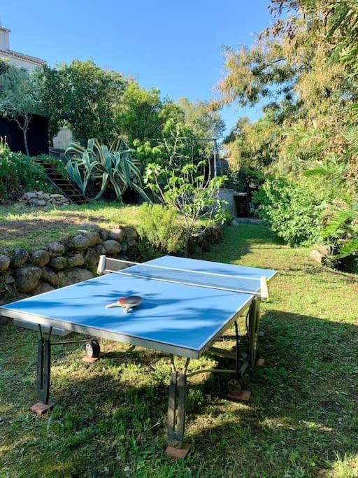 F2 avec jacuzzi, pétanque, à 3 min mer, dans grande propriété Porticcio  Extérieur photo